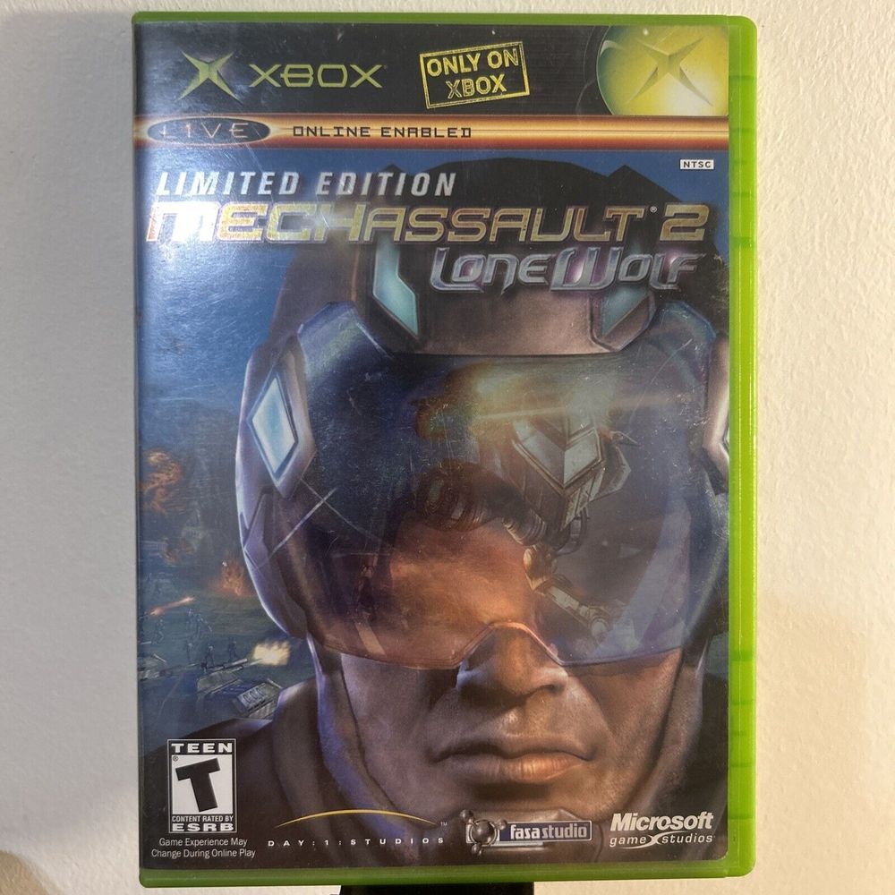 *LIMITED EDITION* MechAssault 2: Lone Wolf (Microsoft Xbox, 2004)